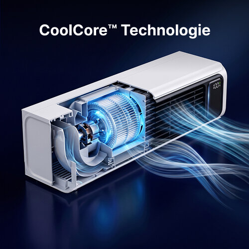 AirZuma CoolCore Technologie tragbarer Luftkühler